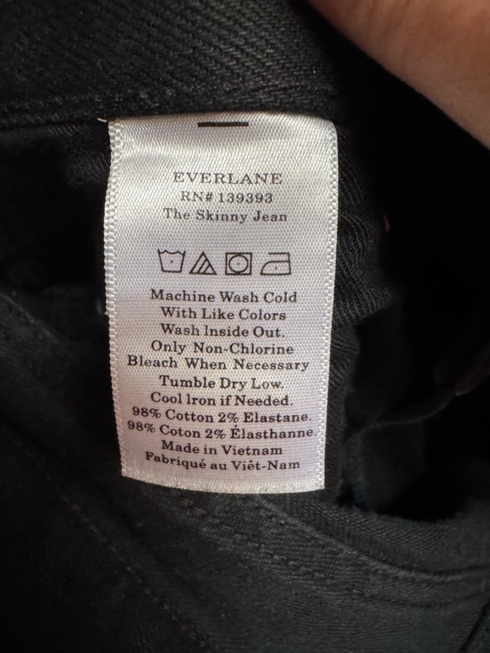 Everlane Men's Skinny Black Jeans - Picture 7 of 7
